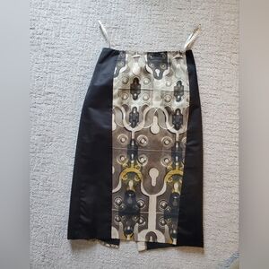 Stylish Black and Cream Skirt